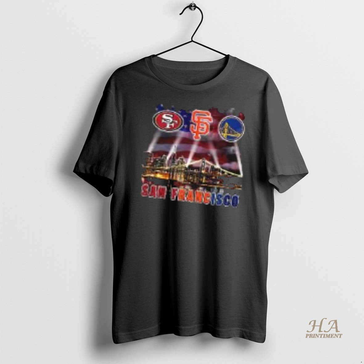 Official San Francisco Sports Light City Skyline Shirt