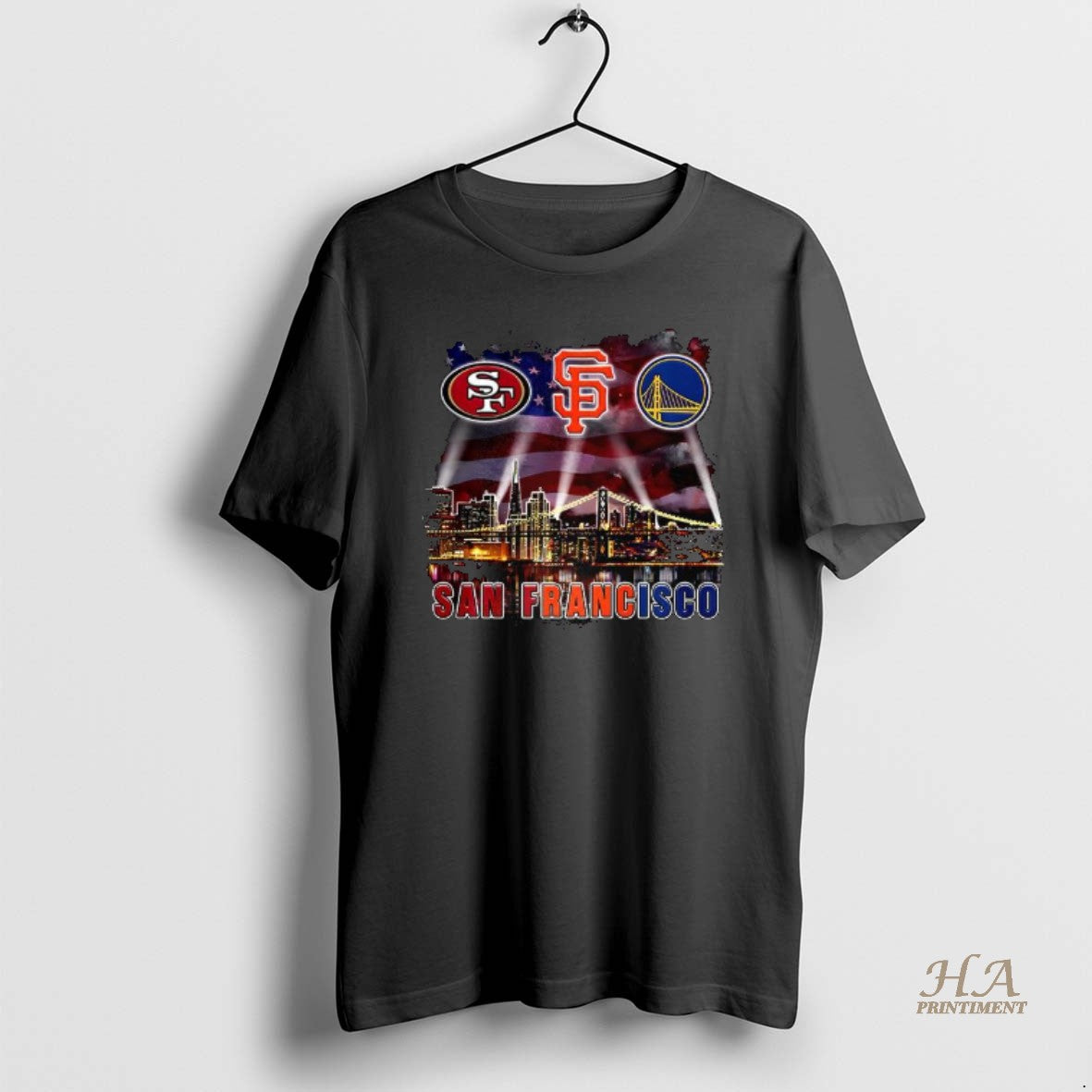 Official San Francisco Sports Light City Skyline