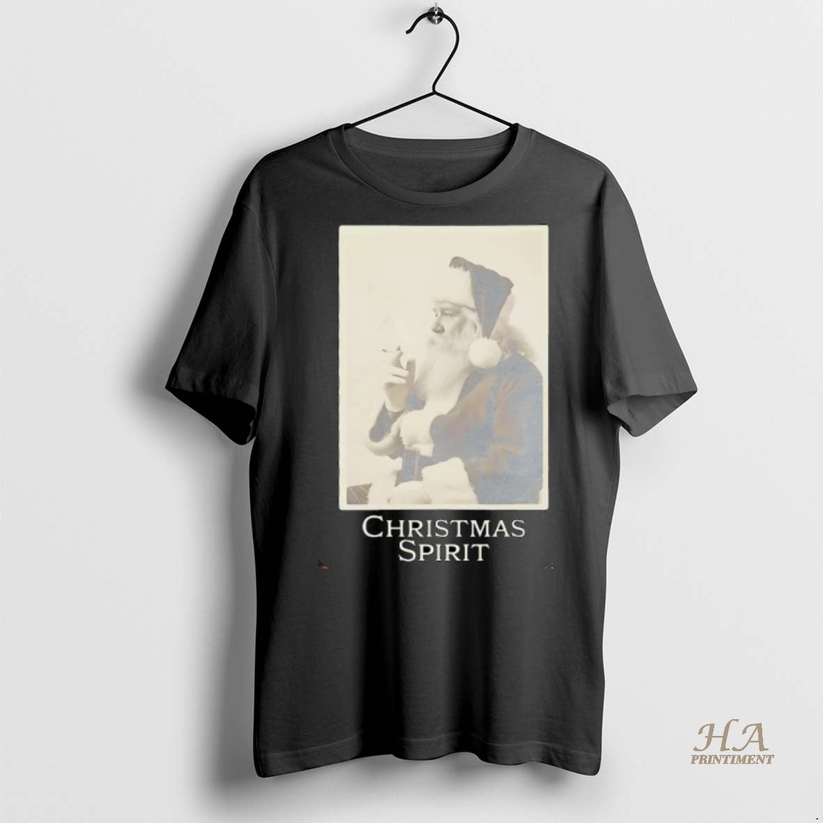Official Santa Claus Smoking Christmas Spirit Vintage Christmas Shirt