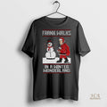 Official Santa Claus Snowman Frank Walks In A Winter Wonderland Merry Christmas Shirt