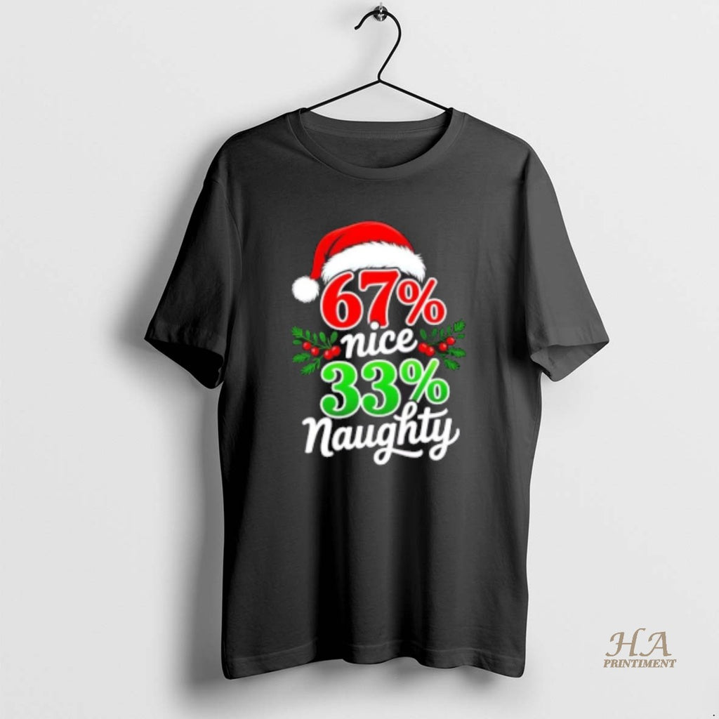 Official Santa Hat 67 Nice 33 Naughty Christmas 67