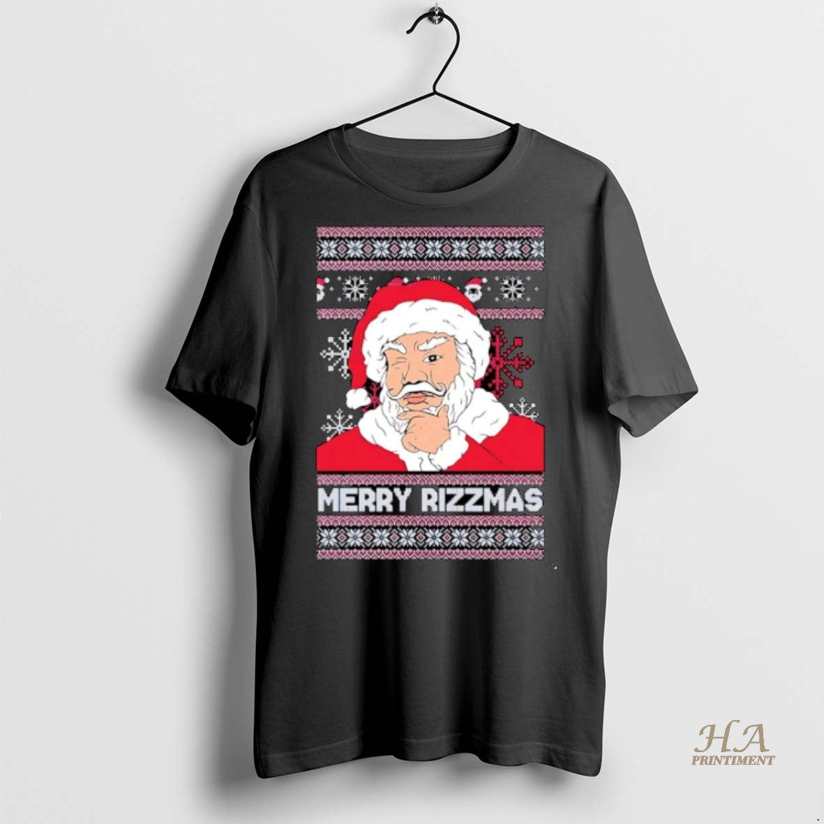 Official Santa Merry Rizzmas Ugly Christmas Shirt