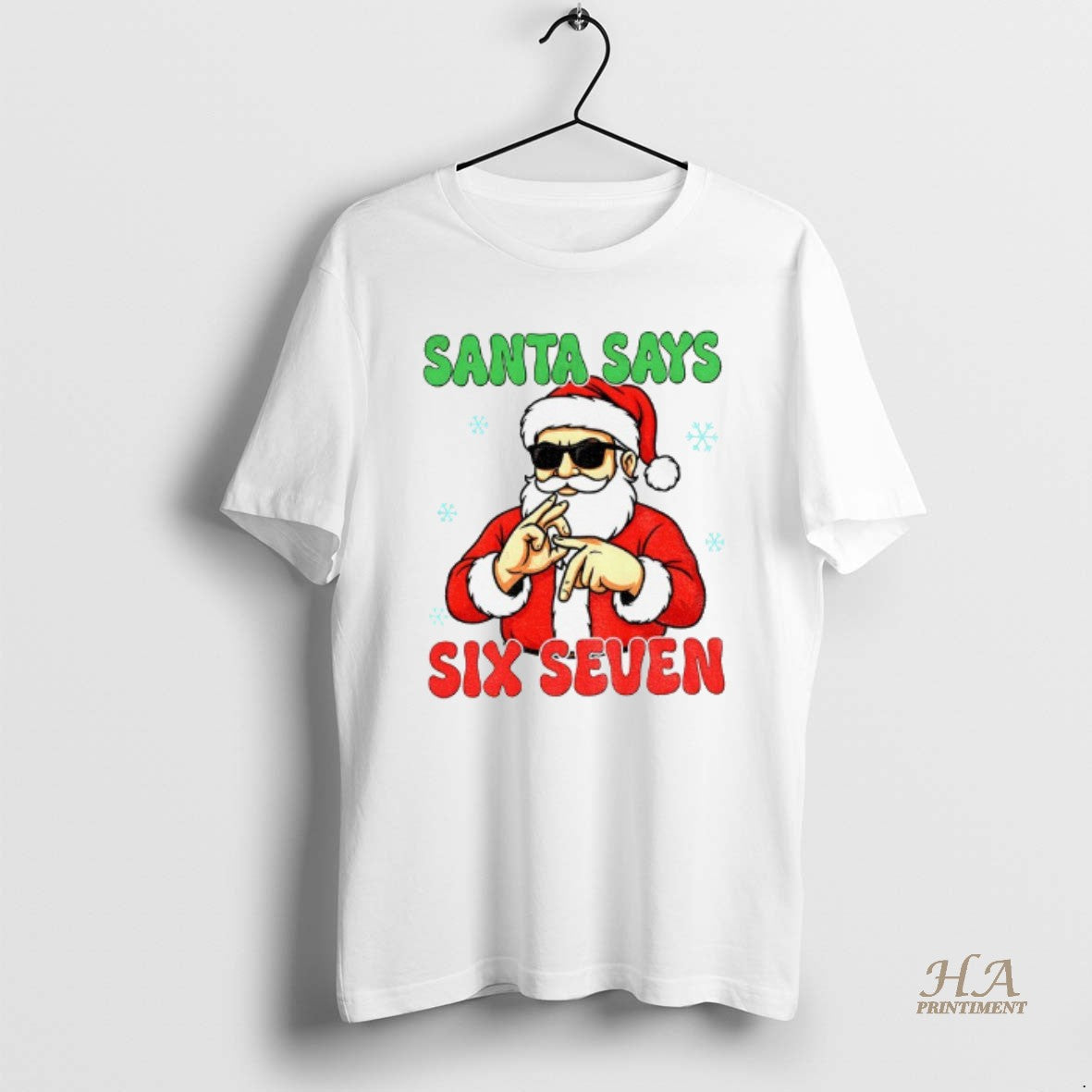 Official Santa Says Six Seven Christmas 6 7 Funny Saying