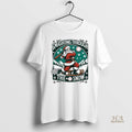 Official Santa Smashing Through The Snow Baseball Christmas