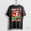 Official Santas Setlist Ugly Christmas Shirt
