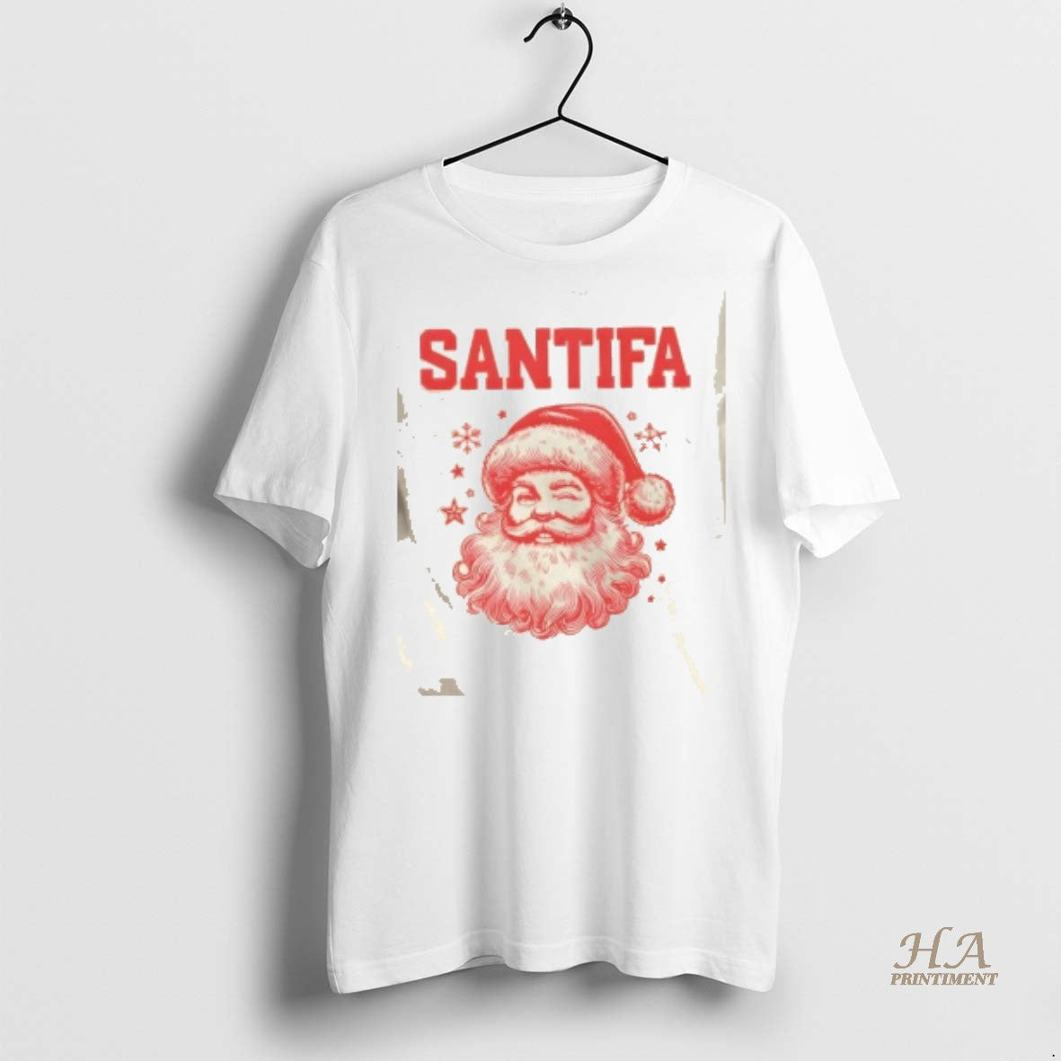 Official Santifa Santa Claus Christmas Shirt