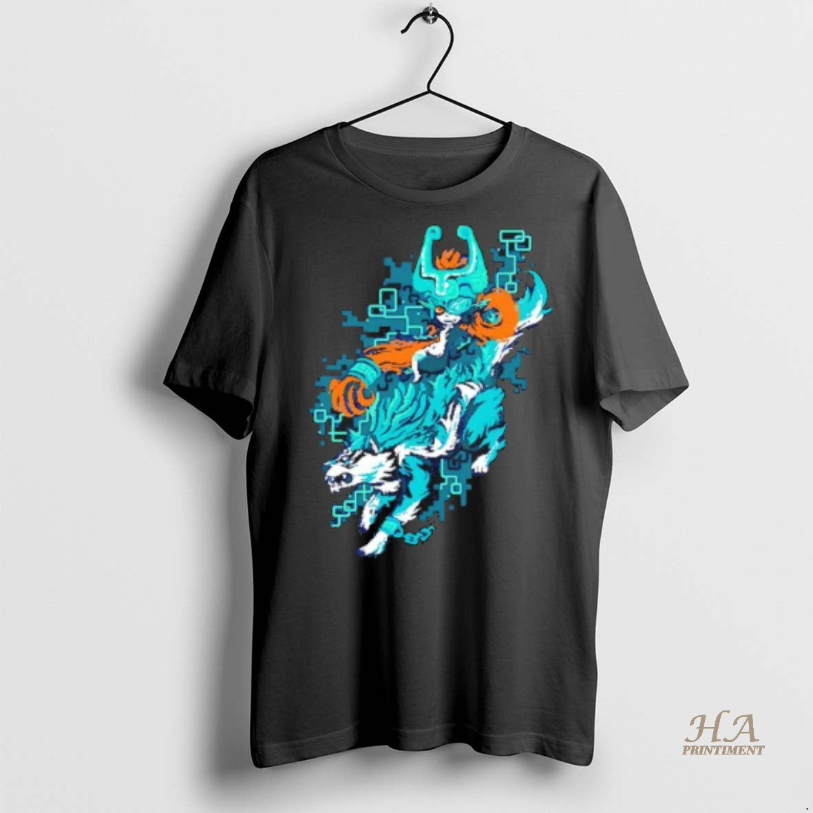 Official Shadowfarer Wolf Classic Black Shirt
