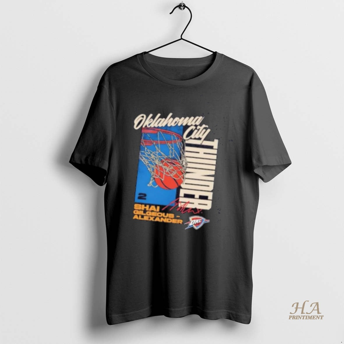 Official Shai Gilgeous Alexander All Net Oklahoma City Thunder Shirt