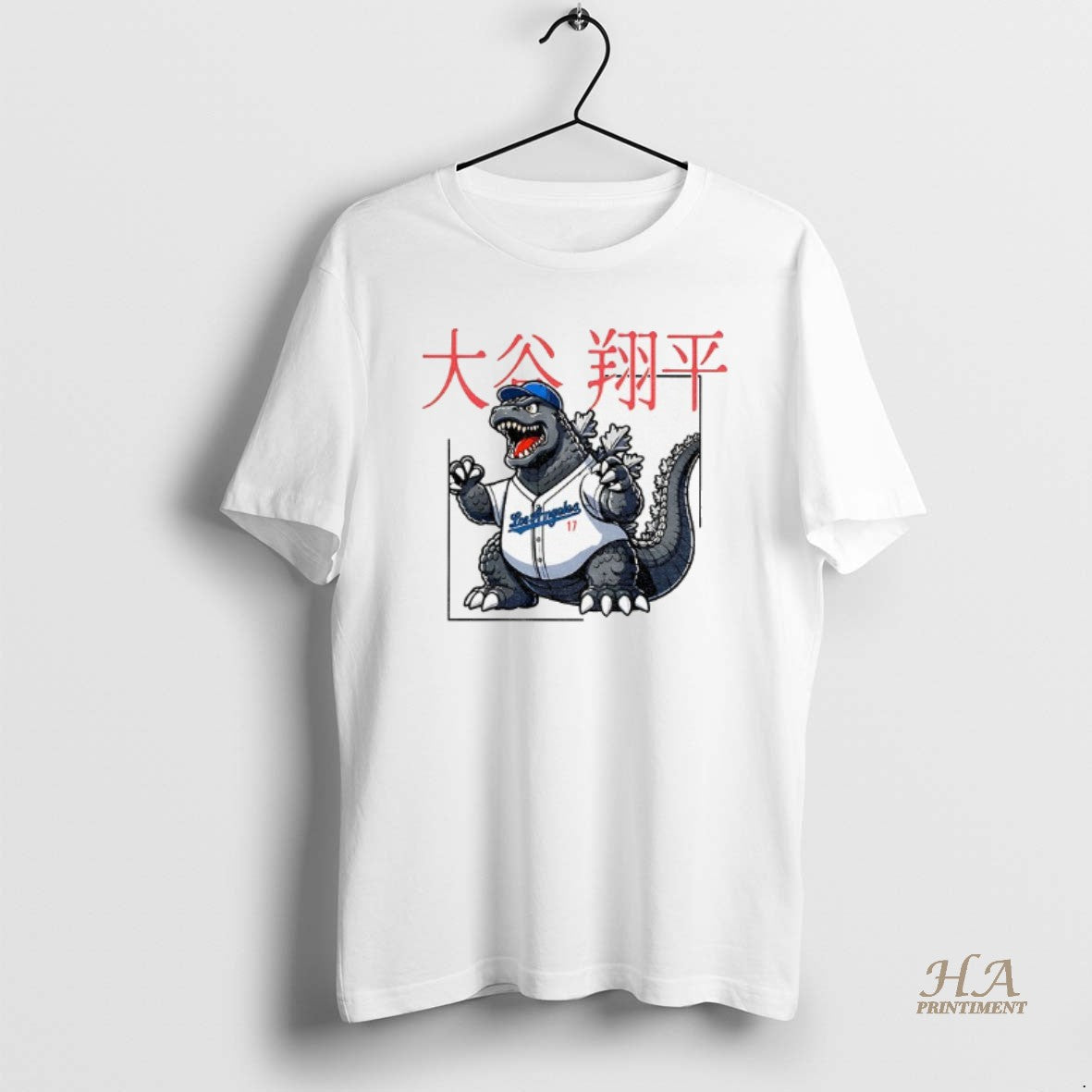 Official Shohei Ohtani Godzilla 17 Los Angeles Dodgers