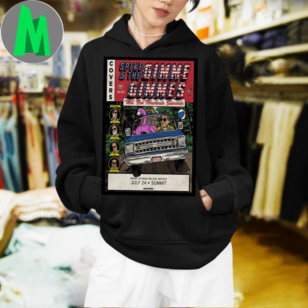 Spike And The Gimme Gimmes Pet Needs July 24 2025 Shirt