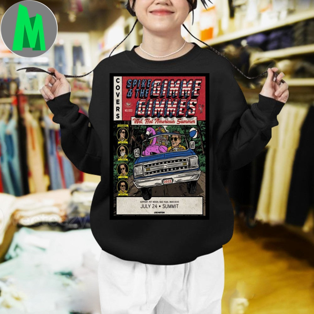 Spike And The Gimme Gimmes Pet Needs July 24 2025 Shirt