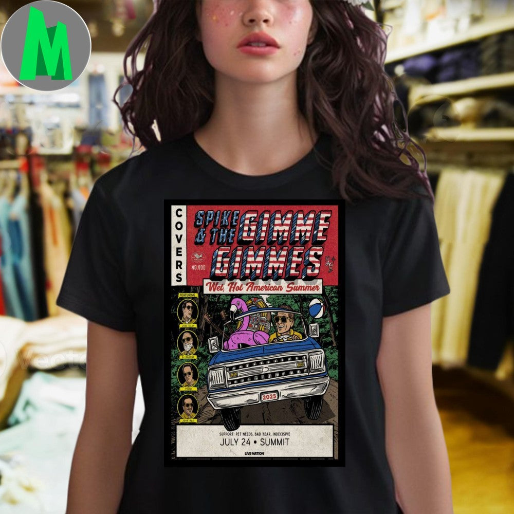 Spike And The Gimme Gimmes Pet Needs July 24 2025 Shirt