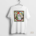 Official Stained Glass Hohoho 2 Christmas White