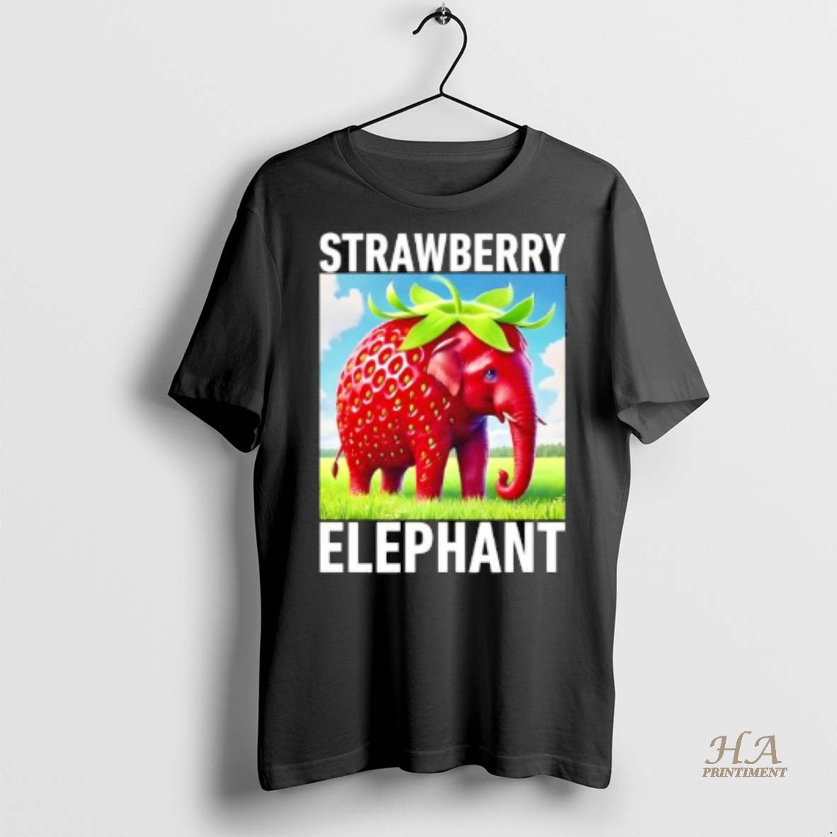 Official Strawberry Elephant Italian Brainrot Meme Shirt