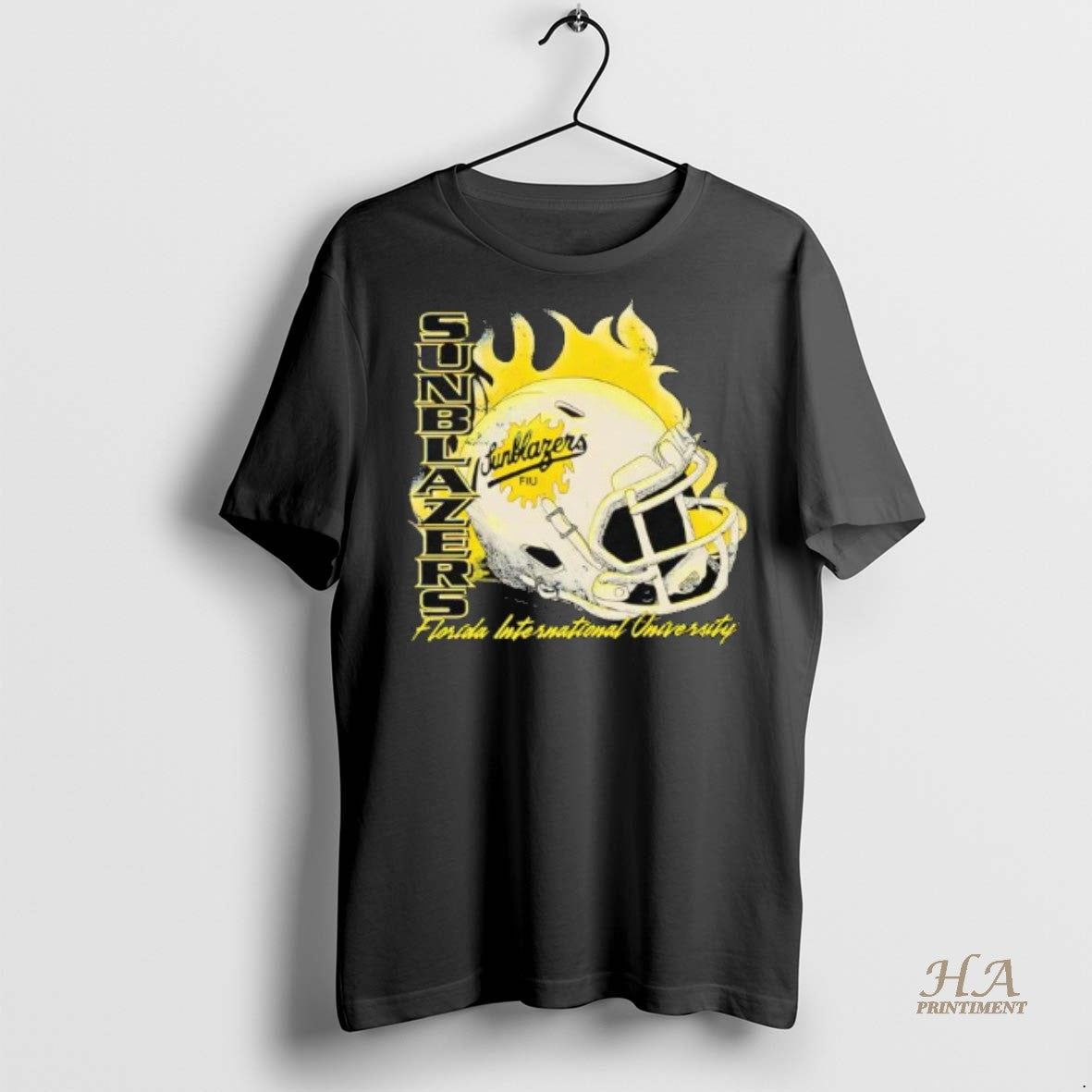 Official Sunblazers Florida International University Fiu Helmet Shirt