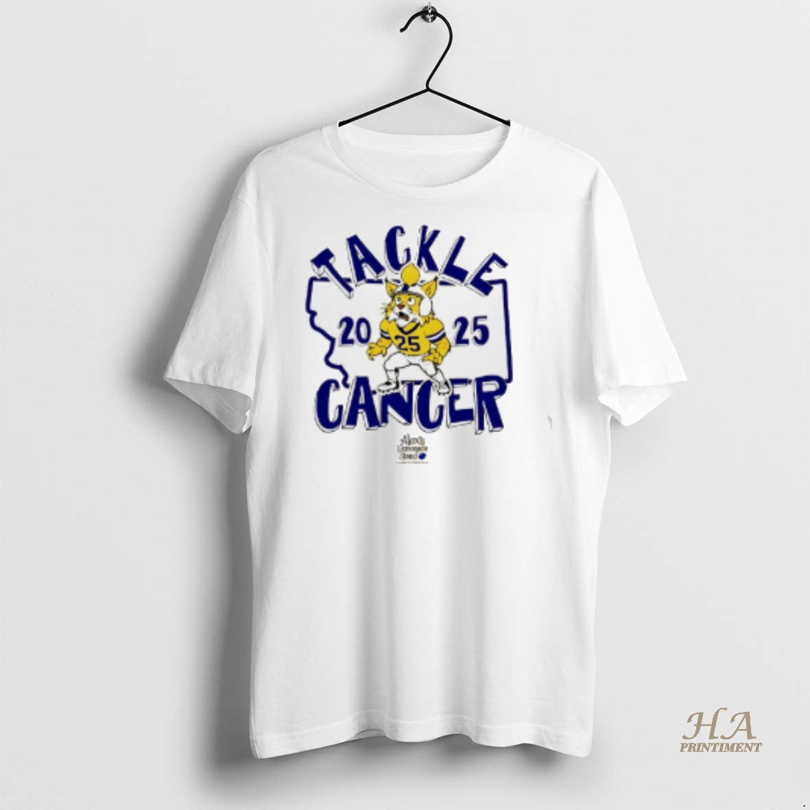 Official Tackle Cancer 2025 Fundraiser Mascot Shirt