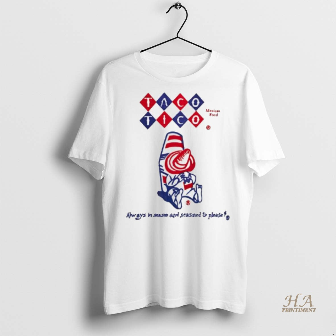Official Taco Tico Topeka Always In Season And Seasoned To Please Shirt