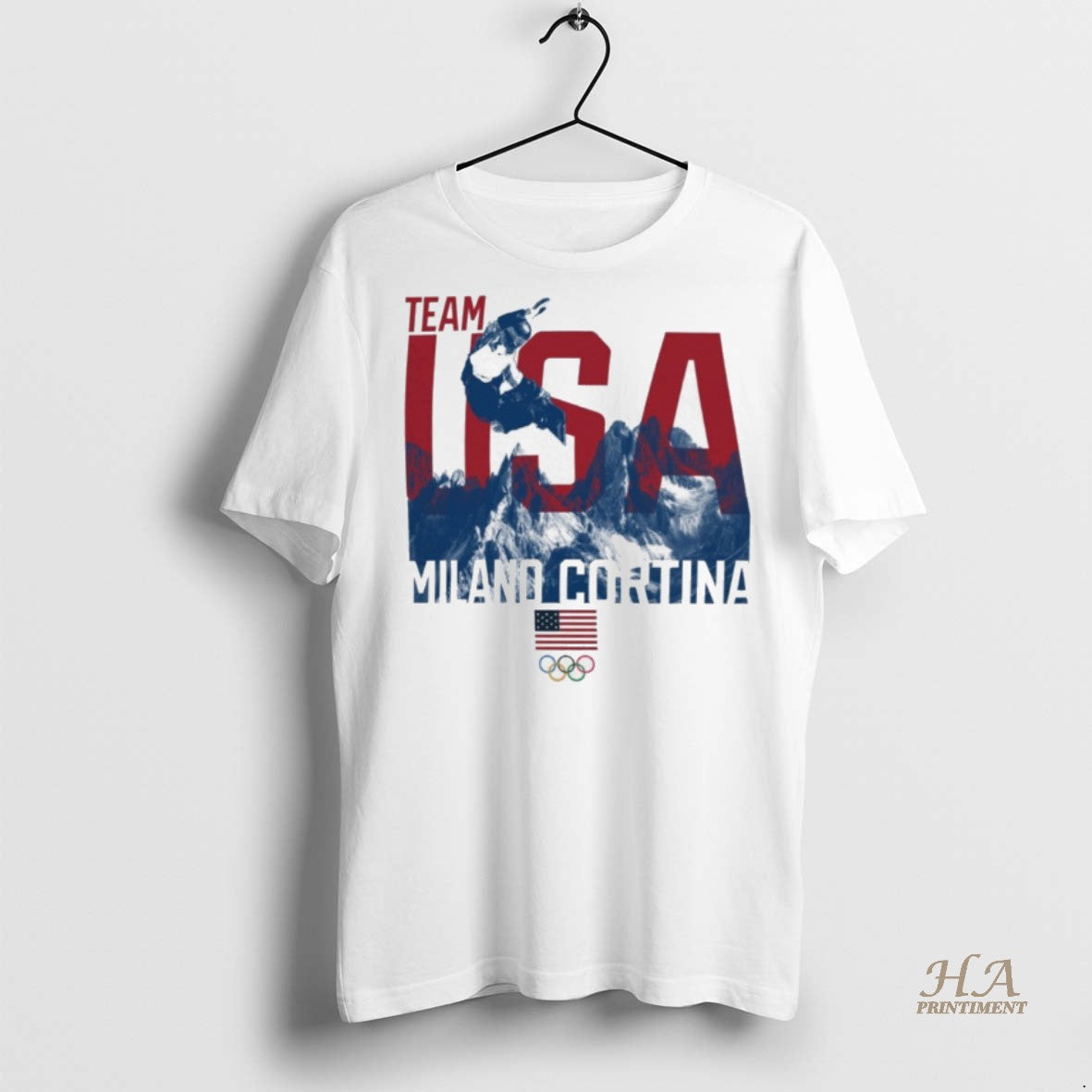 Official Team Usa 2026 Winter Olympics Snowboarding Shirt
