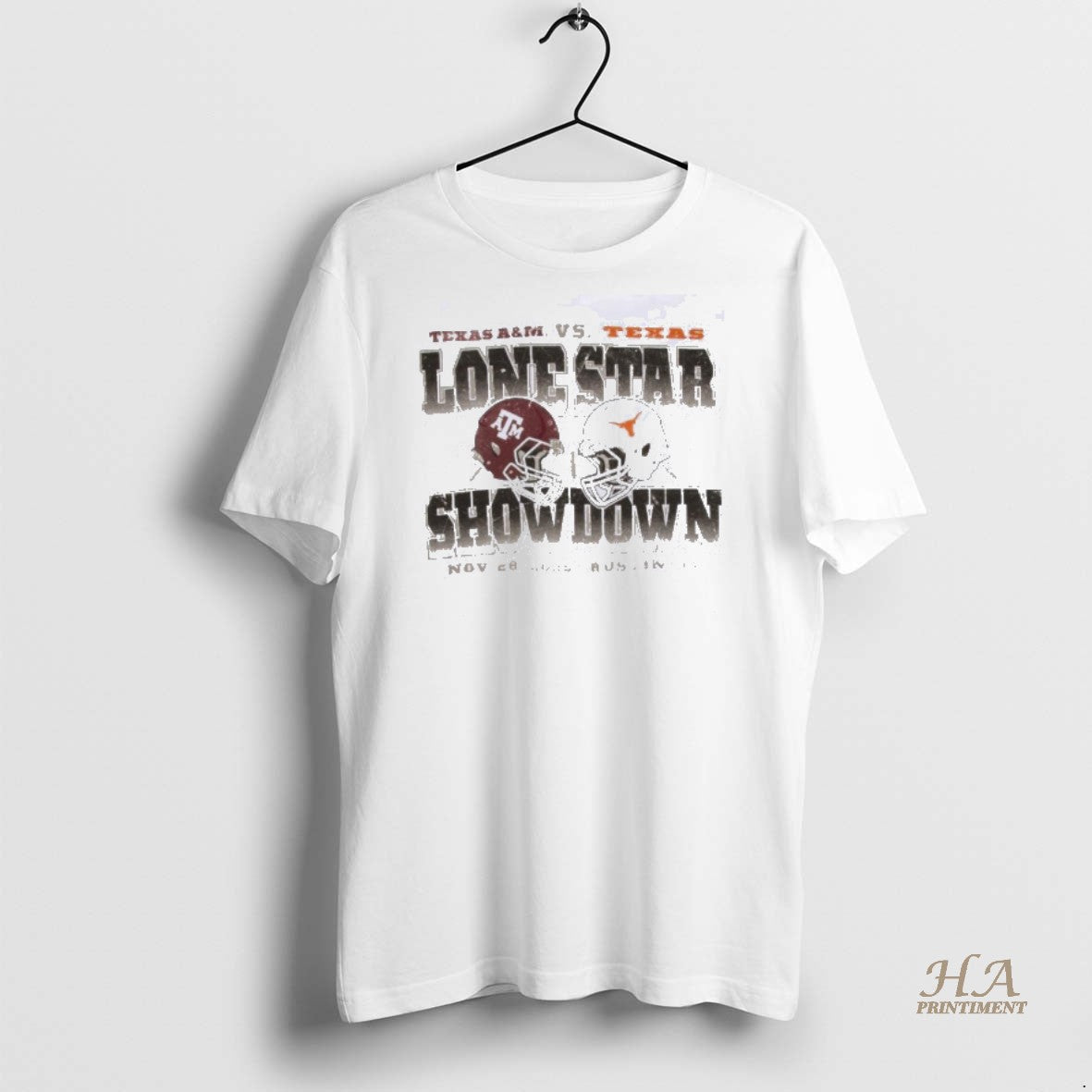 Official Texas Longhorns Vs Texas Am Aggies 2025 Lone Star Showdown Helmet Shirt