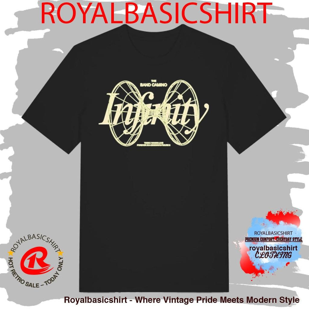The Band Camino Infinity Think I Wanna Live Forever In A Sideways Figure 8 Shirt