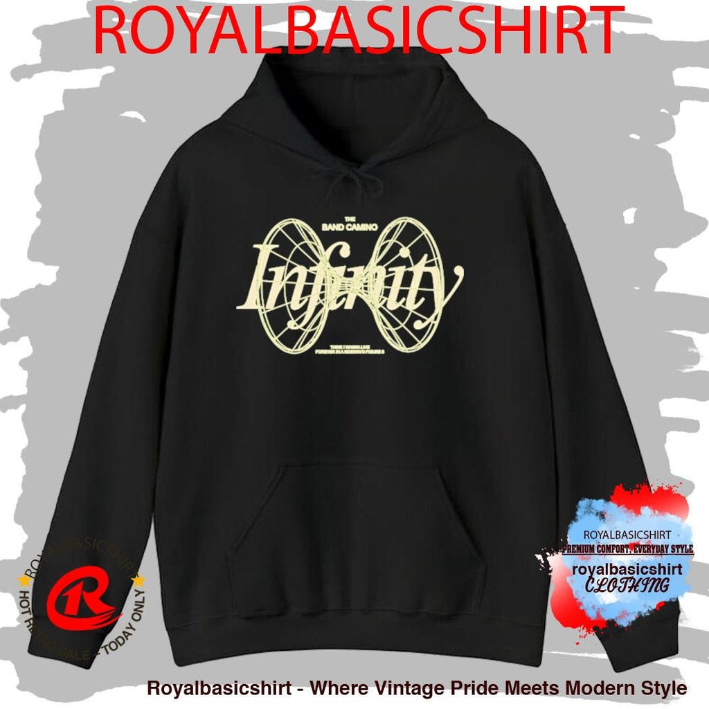 The Band Camino Infinity Think I Wanna Live Forever In A Sideways Figure 8 Shirt