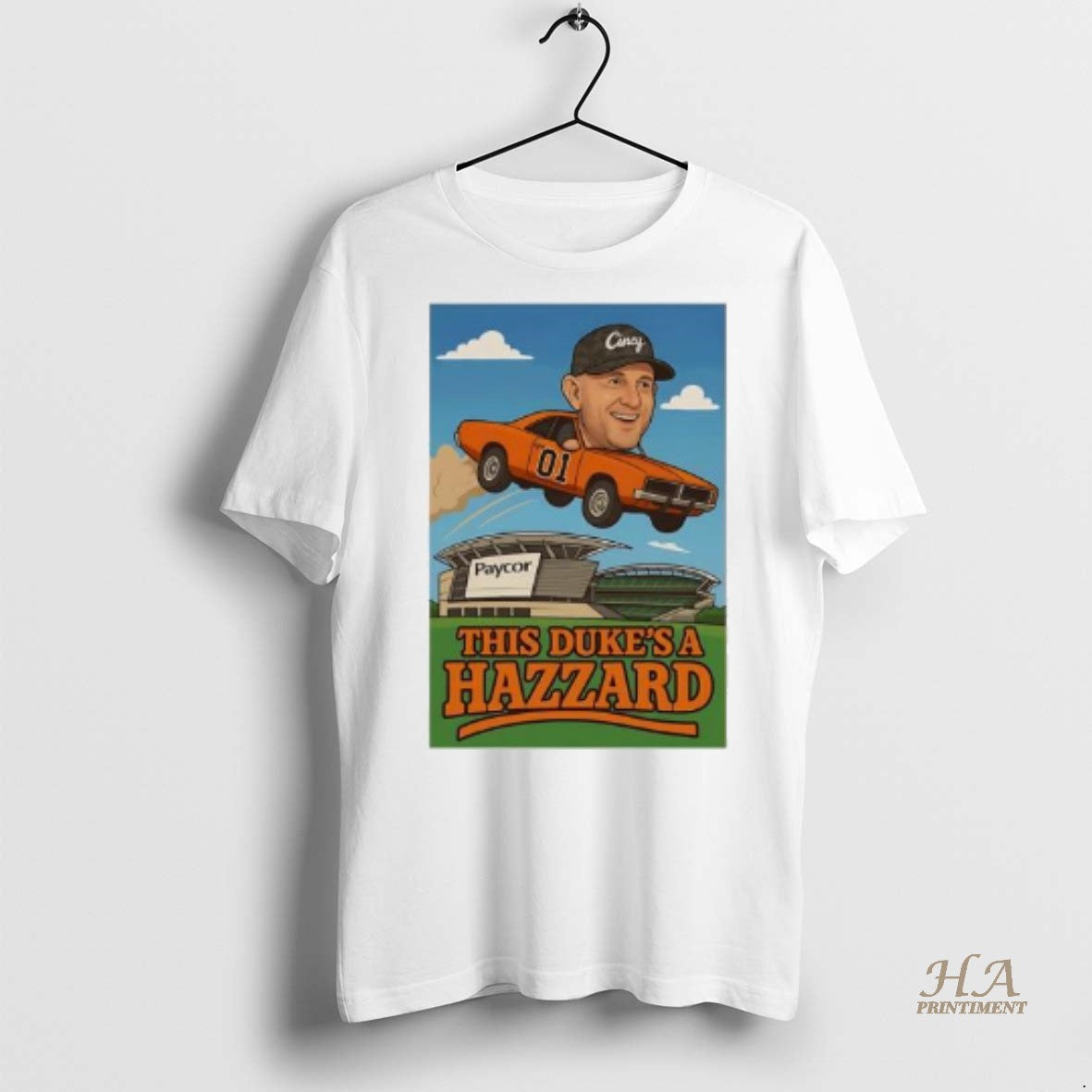 Official This Dukes A Hazzard Paycor Cartoon Shirt