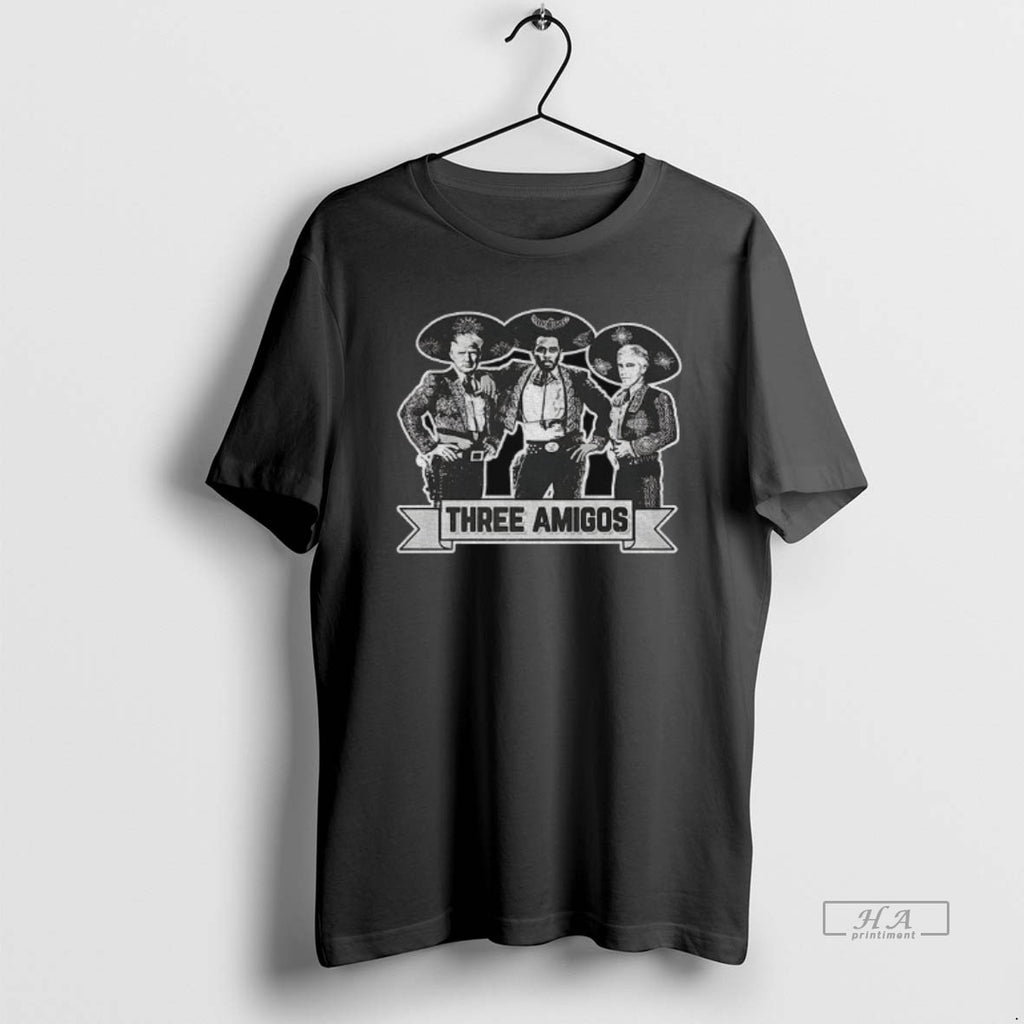 Official Three Amigos Parody Edgy Pop Culture Trump Diddy Epstein Funny Meme