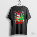 Official Too Cool For Santa Merry Christmas Gnome Sunglasses Drink Coffee Black