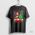 Official Too Cool For Santa Merry Christmas Santa Women Drink Coffee Black