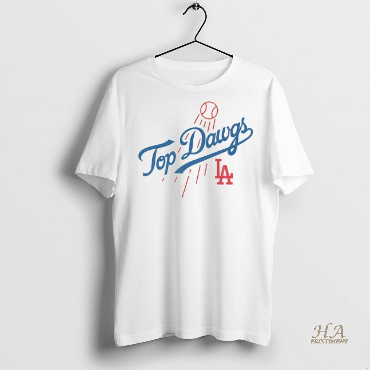 Official Top Dawgs Los Angeles Dodgers Baseball Mlb World Series 2025 Parody Logo Shirt