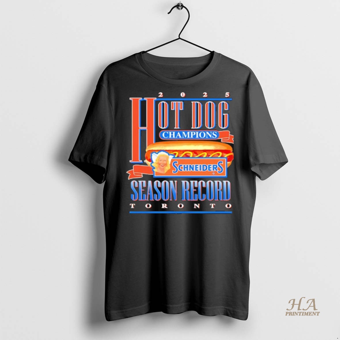 Official Toronto Blue Jays Hot Dog Champions Season Record 2025 Shirt