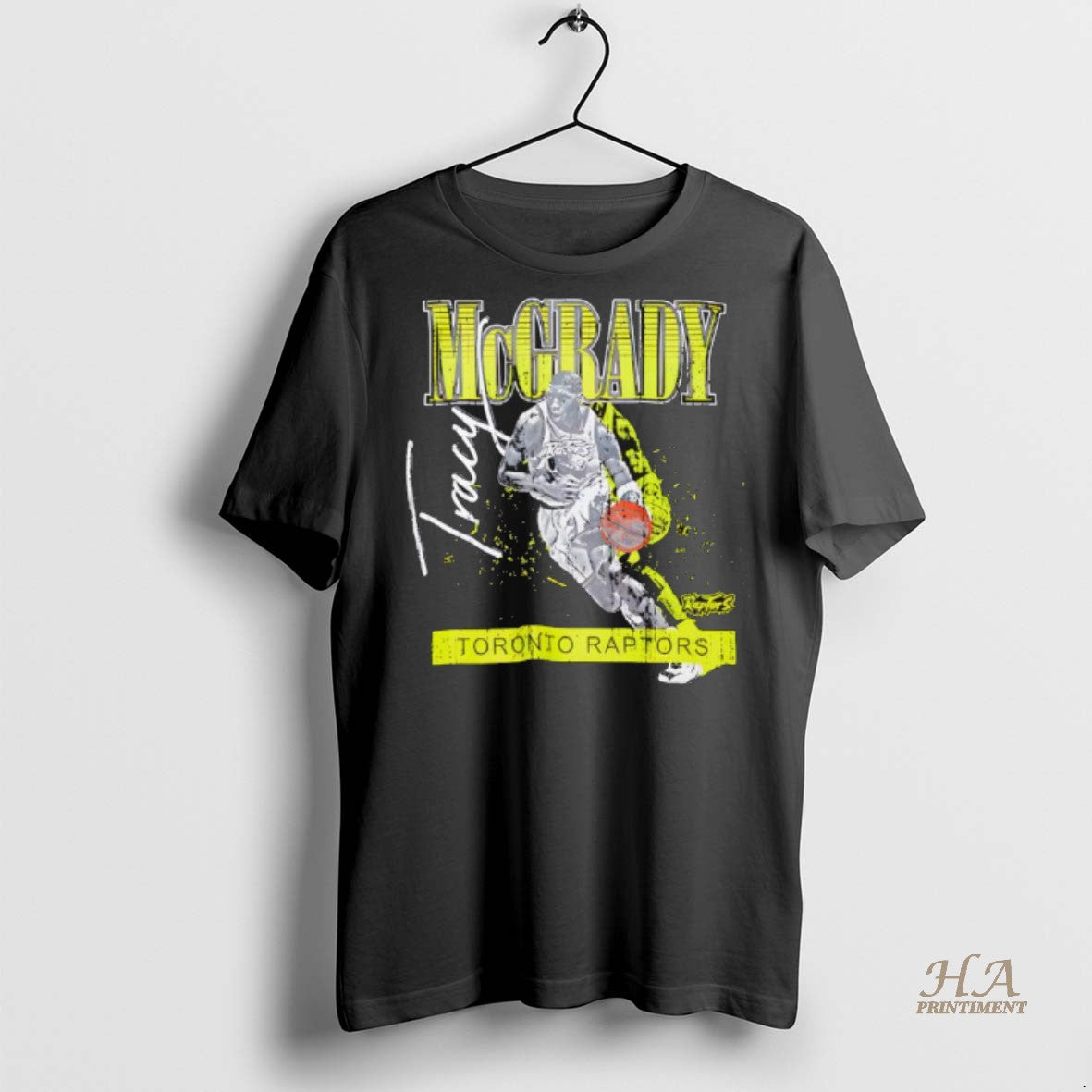 Official Tracy Mcgrady Toronto Raptors Mitchell Ness Neon Pop Signature Shirt