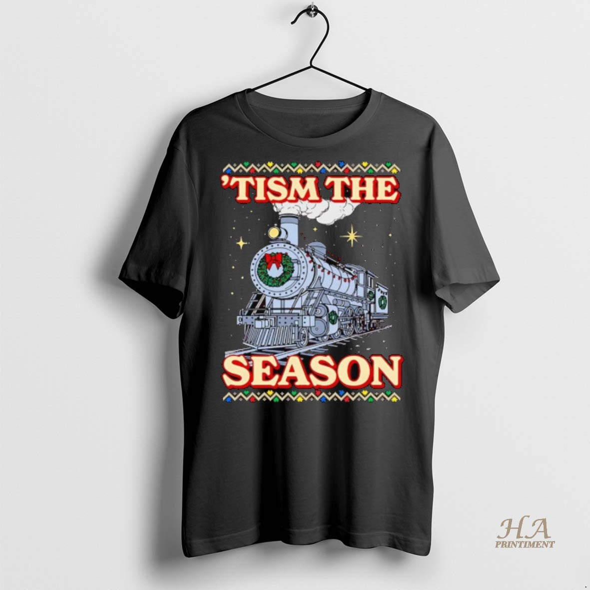 Official Train Tism The Season Christmas Shirt