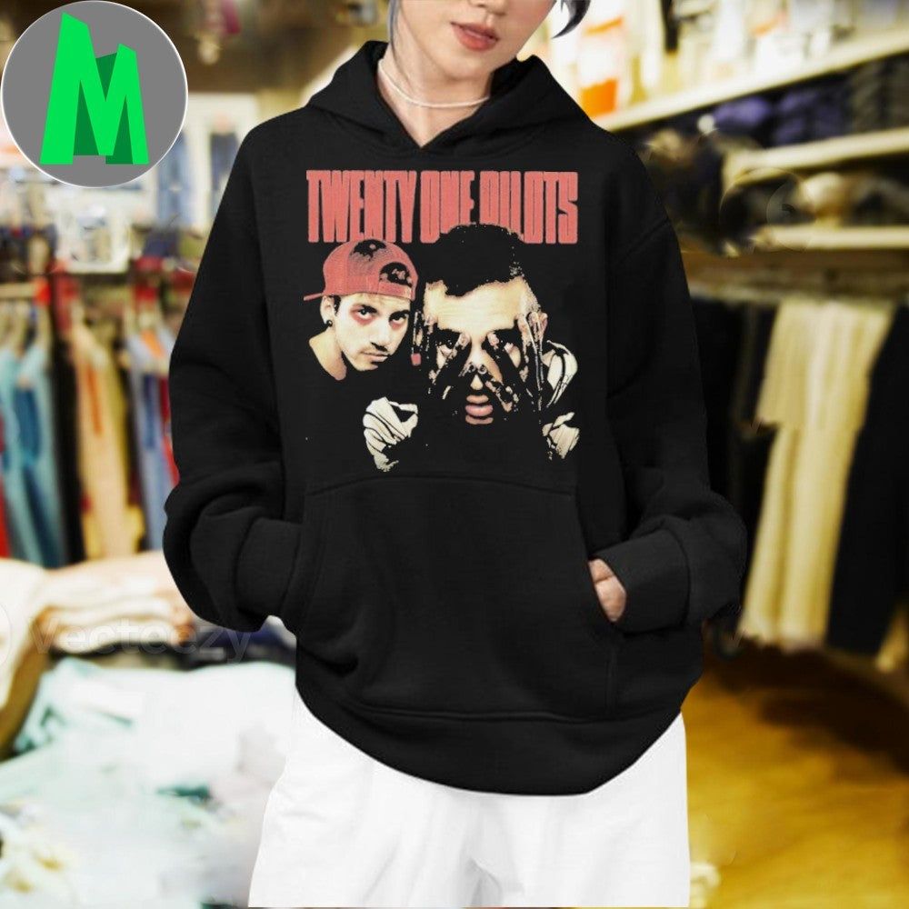 Twenty One Pilots Band Photo Graphic T-Shirt