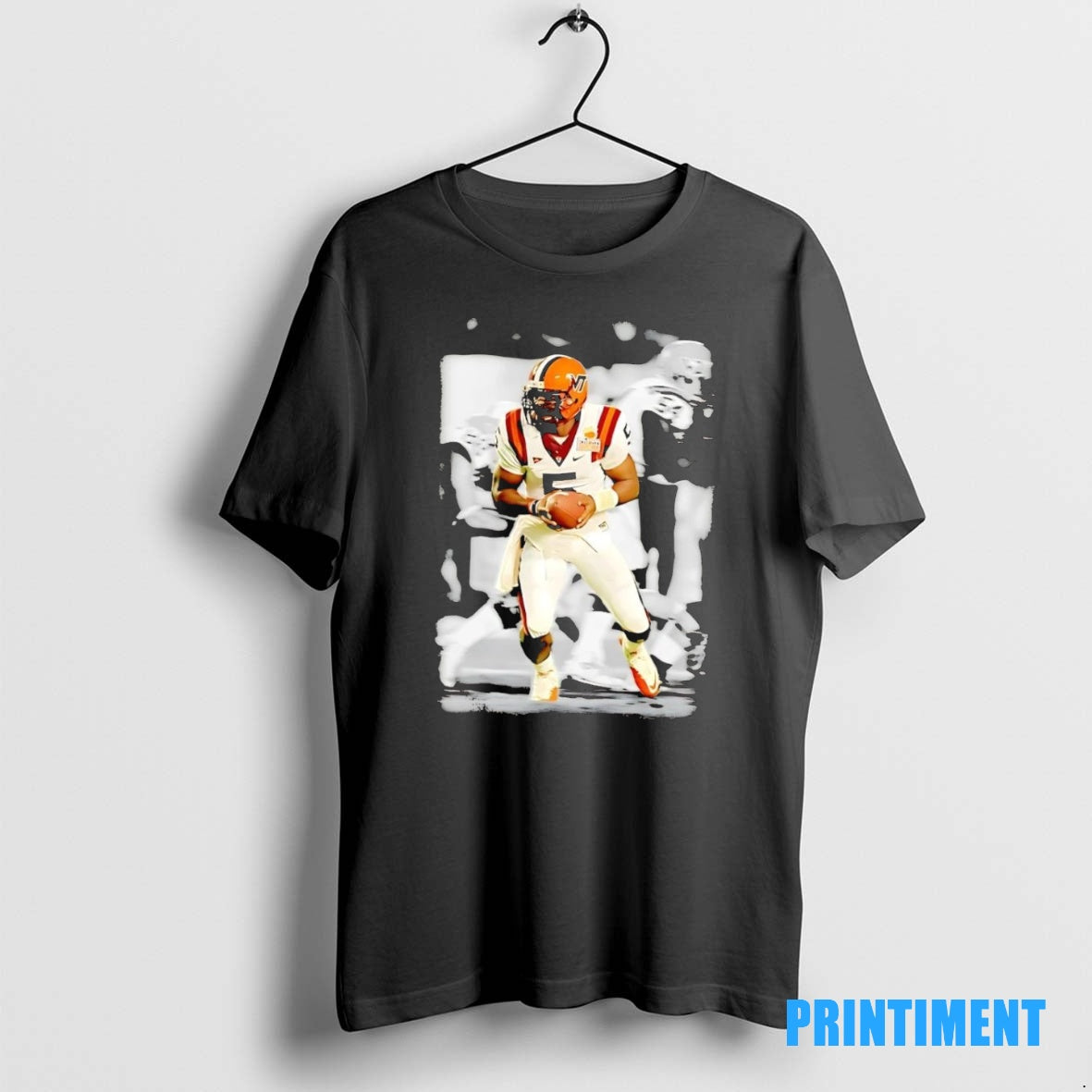 Official Tyrod Taylor Graphic Virginia Tech Hokies Tee Sweater