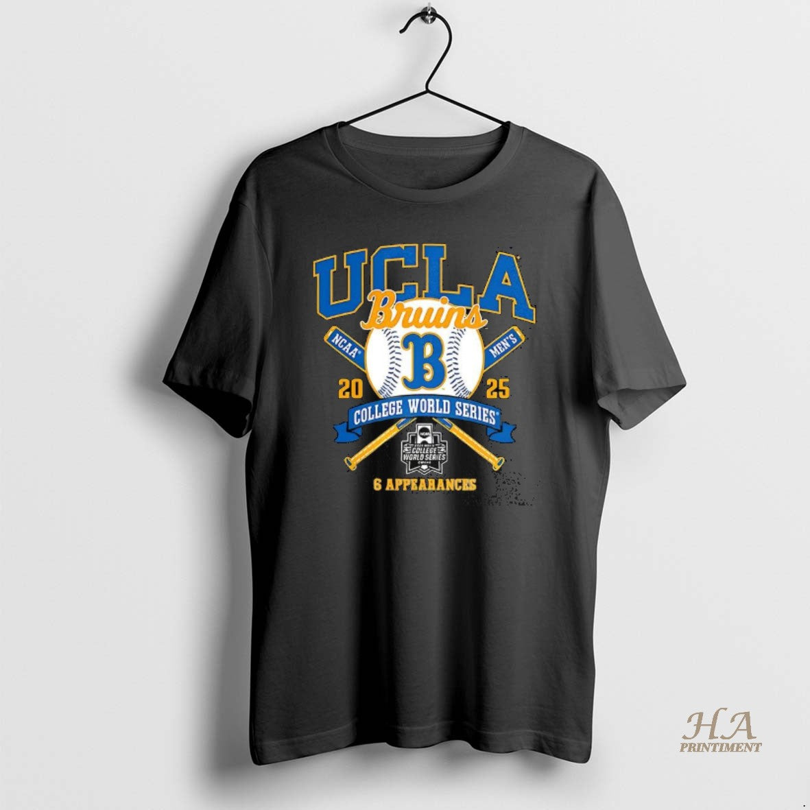 Official Ucla Bruins Ucla Appearances College World Series 2025 Logo