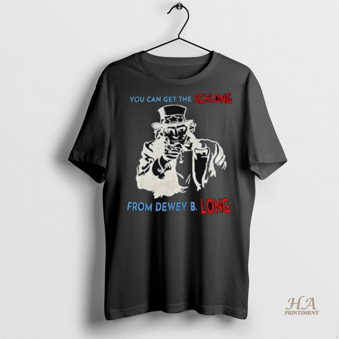 Official Uncle Sam You Can The Schlong From Dewey B Long Shirt