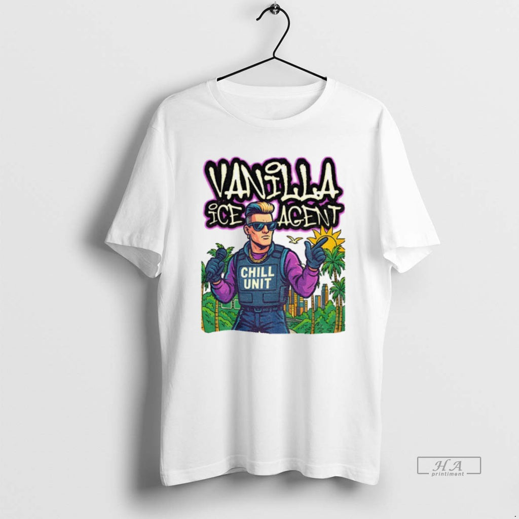 Official Vanilla Ice Agent Chill Unit Meme Pop Culture Parody