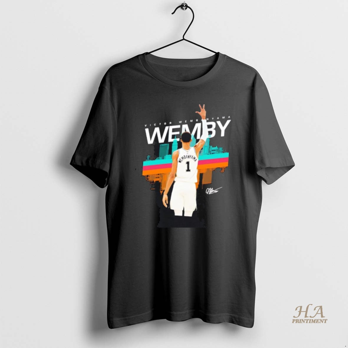 Official Victor Wembanyama 3 Point San Antonio Spurs