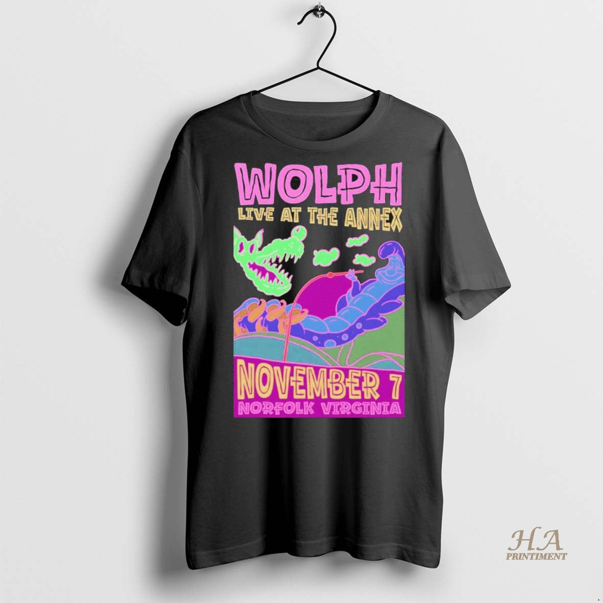 Official Wolph Live At The Annex In Norfolk Va On Nov 7 2025 Shirt
