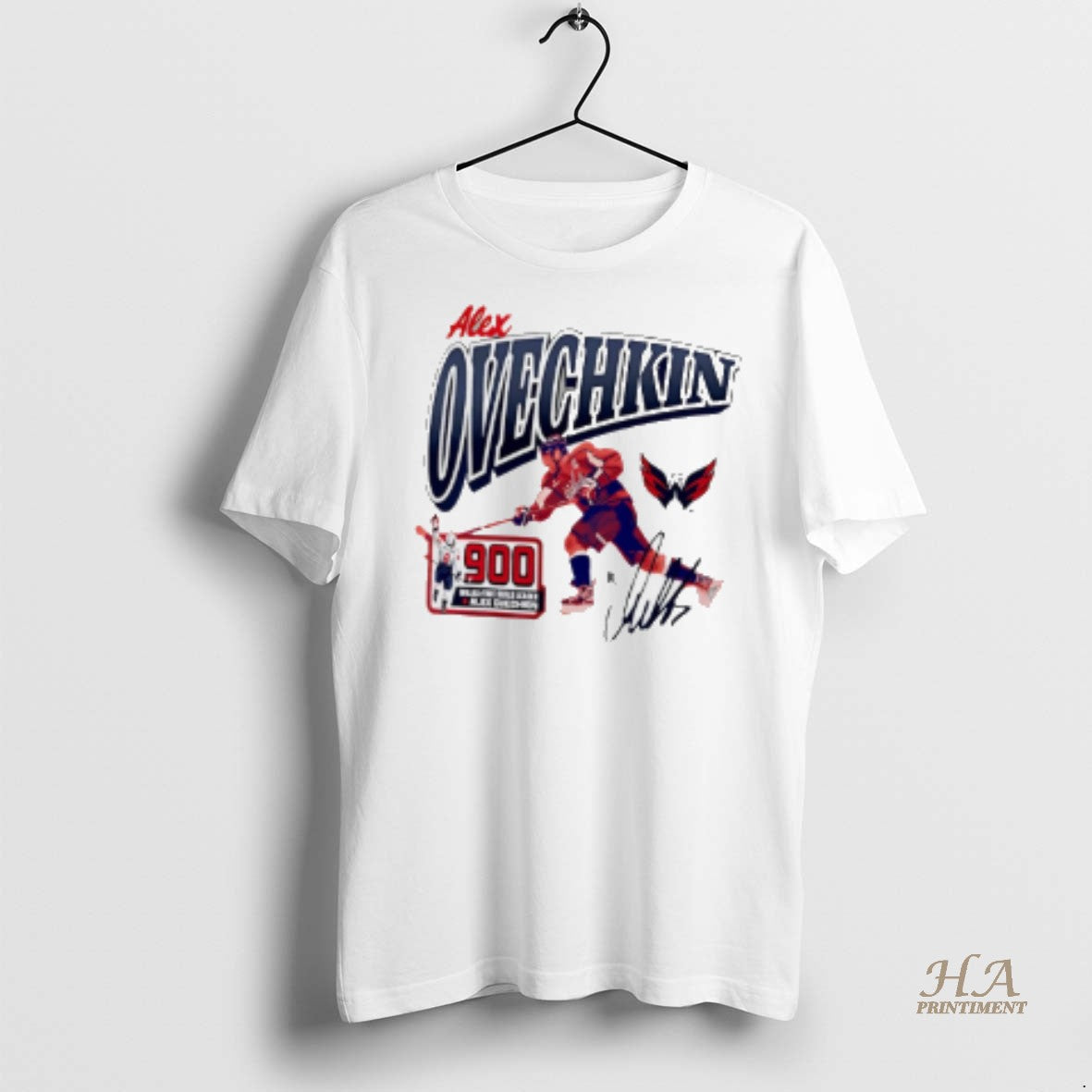 Official Washington Capitals Alexander Ovechkin 900th Career Goal Legacy Shirt