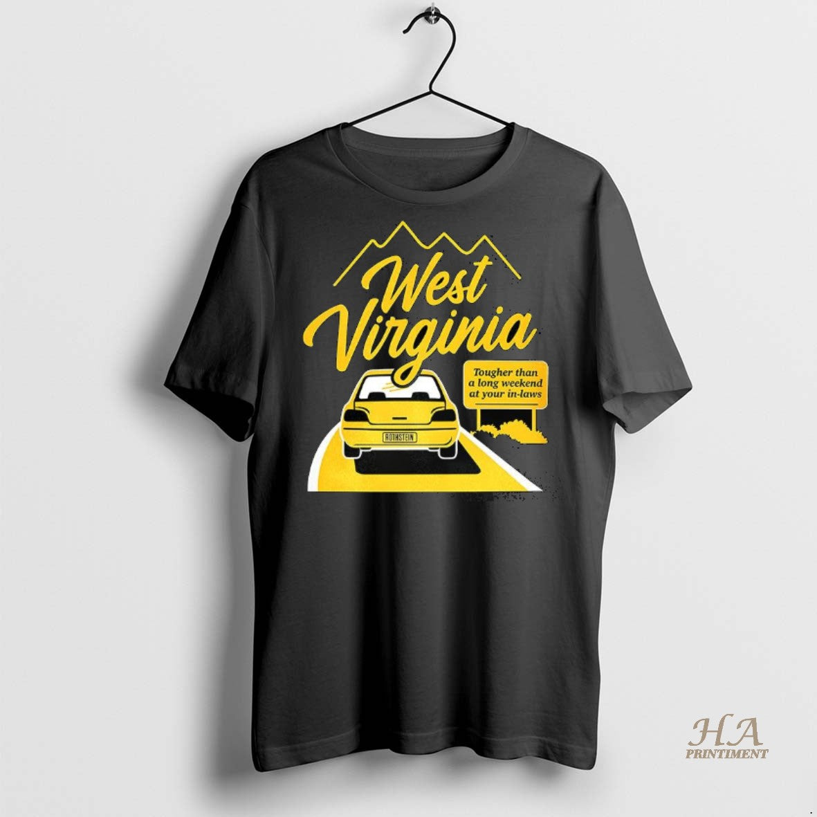 Official West Virginia Tougher Than A Long Weekend At Your In Laws Taxi Shirt