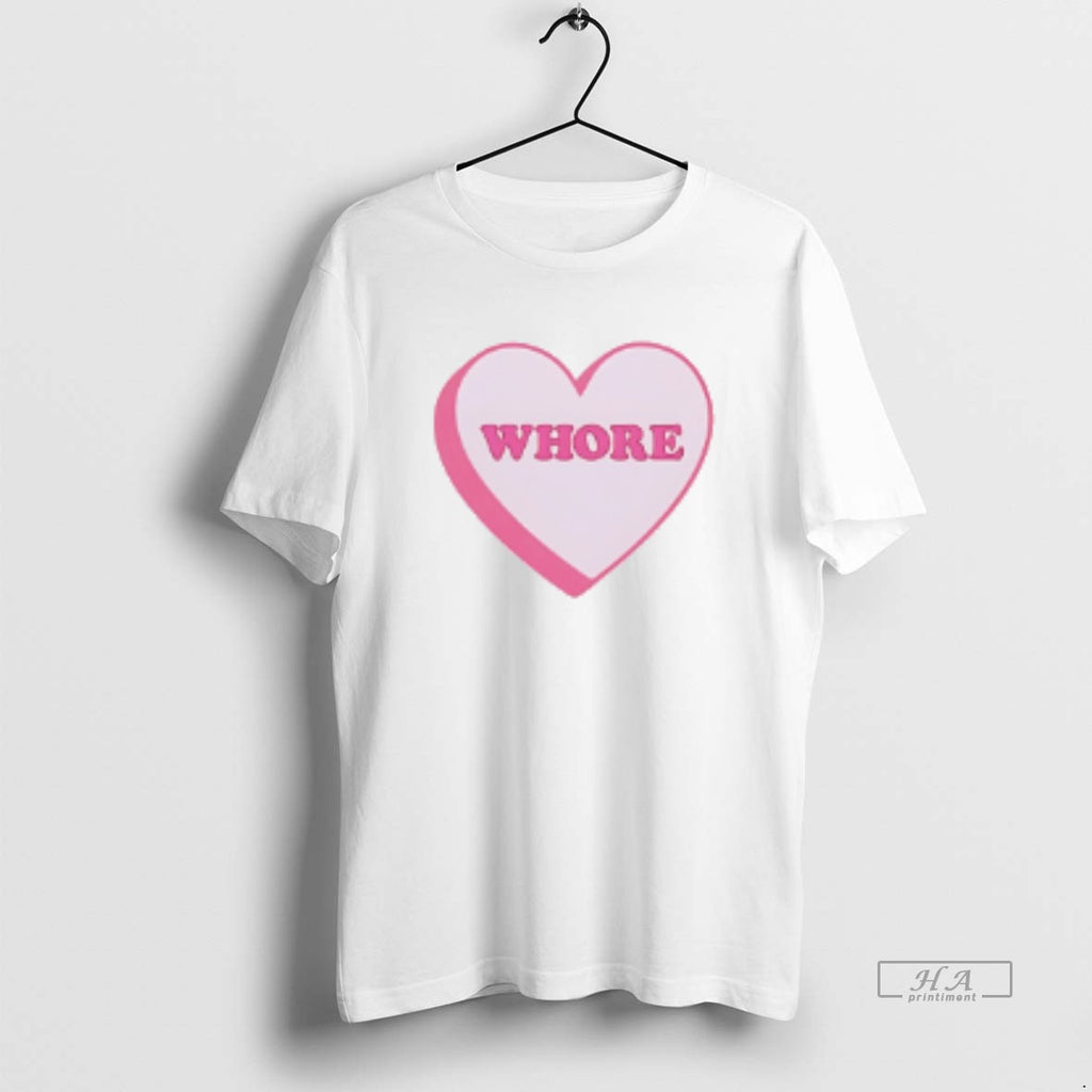 Official Whore Heart Pink