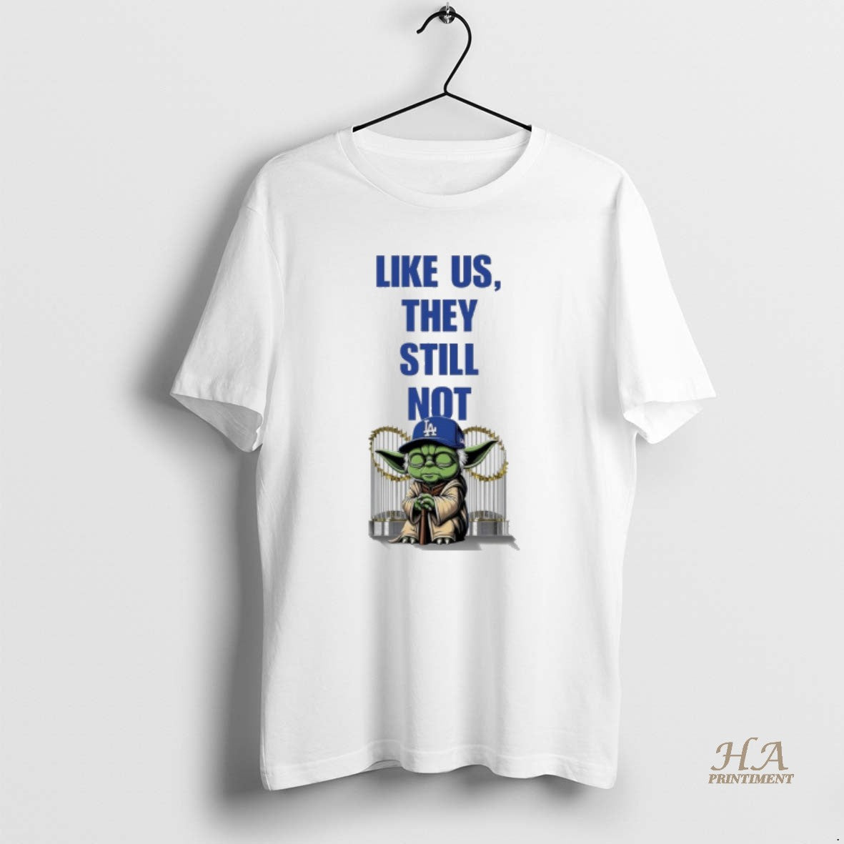 Official Yoda X Los Angeles Dodgers Like Us They Still Not