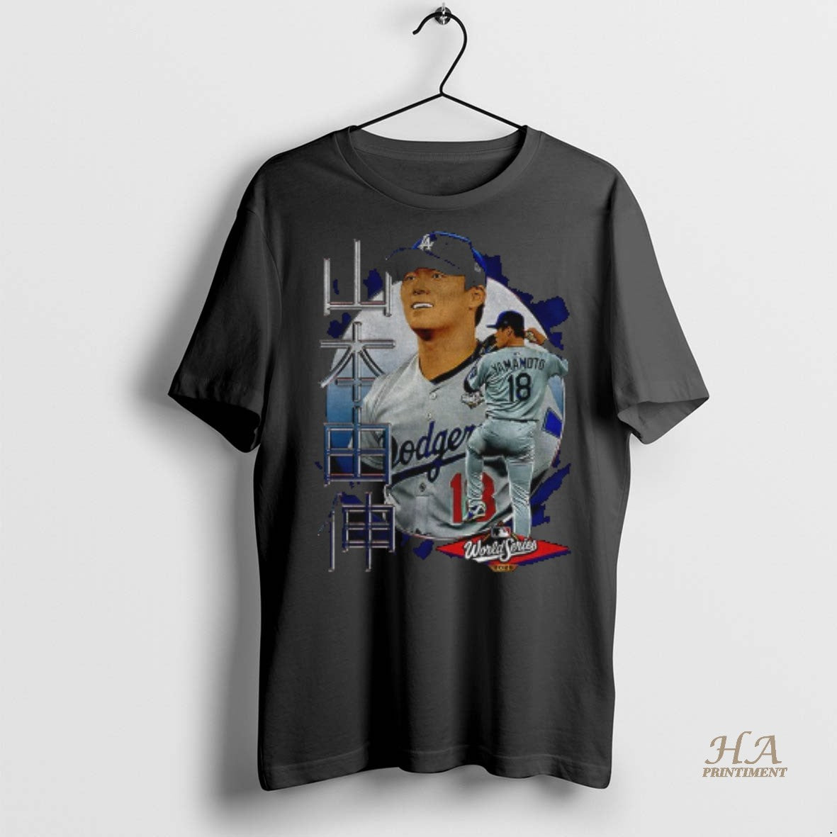 Official Yoshinobu Yamamoto 18 Los Angeles Dodgers Japanese Mlb World Series 2025 Shirt