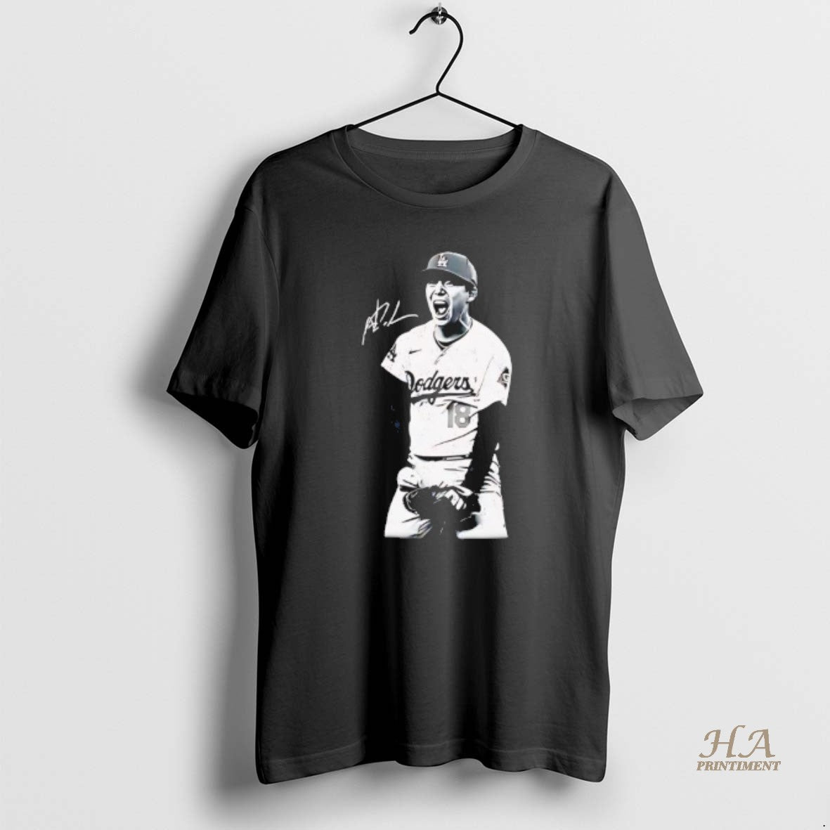 Official Yoshinobu Yamamoto Dodgers Retro Black