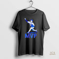 Official Yoshinobu Yamamoto Los Angeles Dodgers Mvp Blackshirt