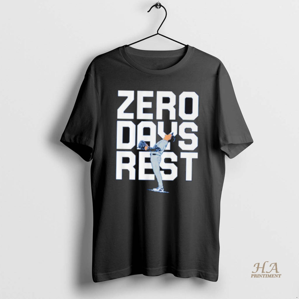 Official Yoshinobu Yamamoto Mlb Dodgers Zero Days Rest