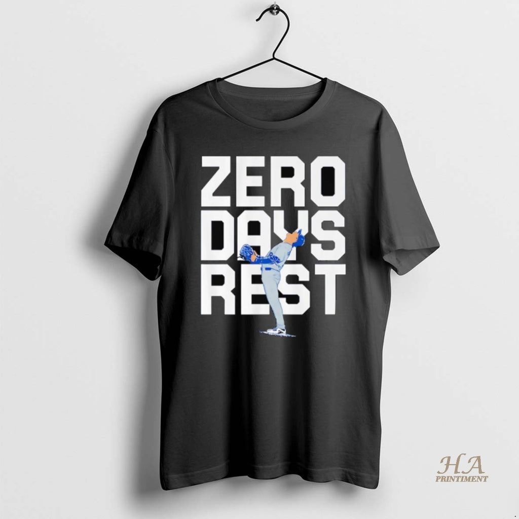 Official Yoshinobu Yamamoto Zero Days Rest La Dodgers