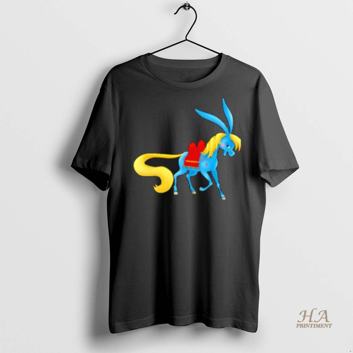 Official Zip The Magic Pony Chepan Cute Black Shirt
